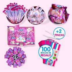 Mesa de chuches envueltas Princess