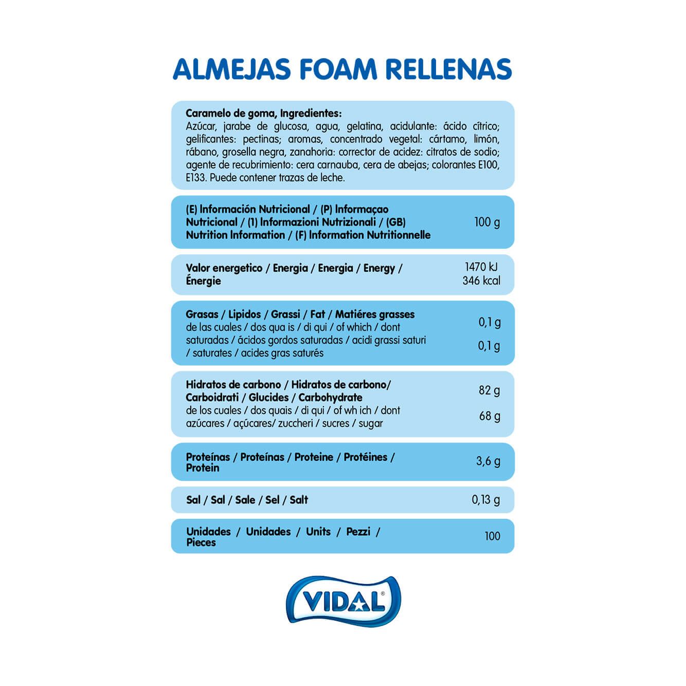 Almejas Rellenas bandeja 750g