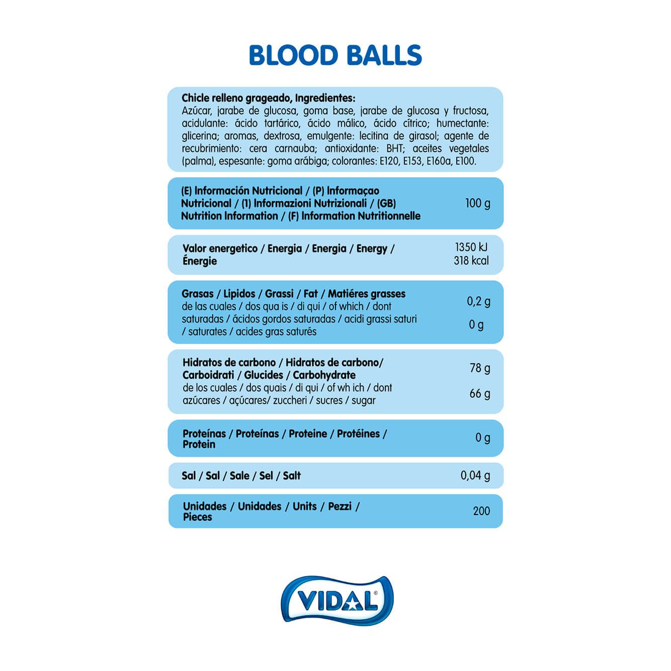 Blood Balls estuche 1 Kg