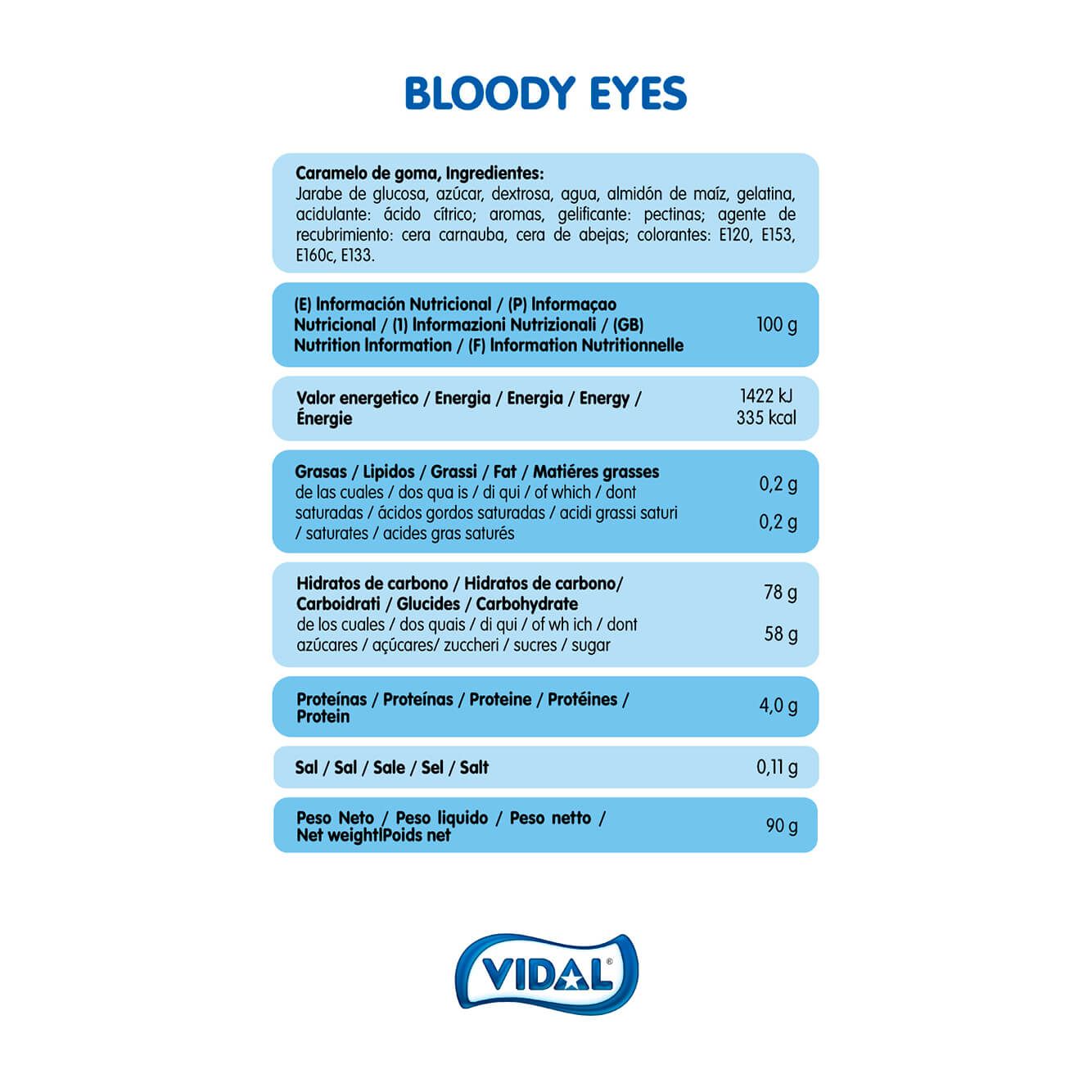 Bloody Eyes 14 bolsas de 90g