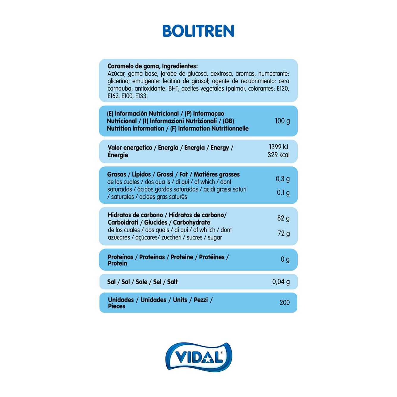 Bolitren estuche 200 uds