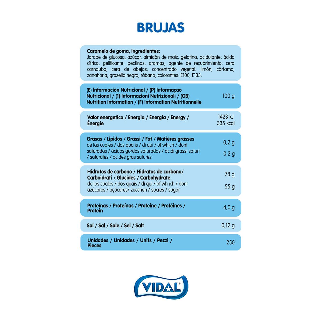 Brujas bolsa 1,5 Kg
