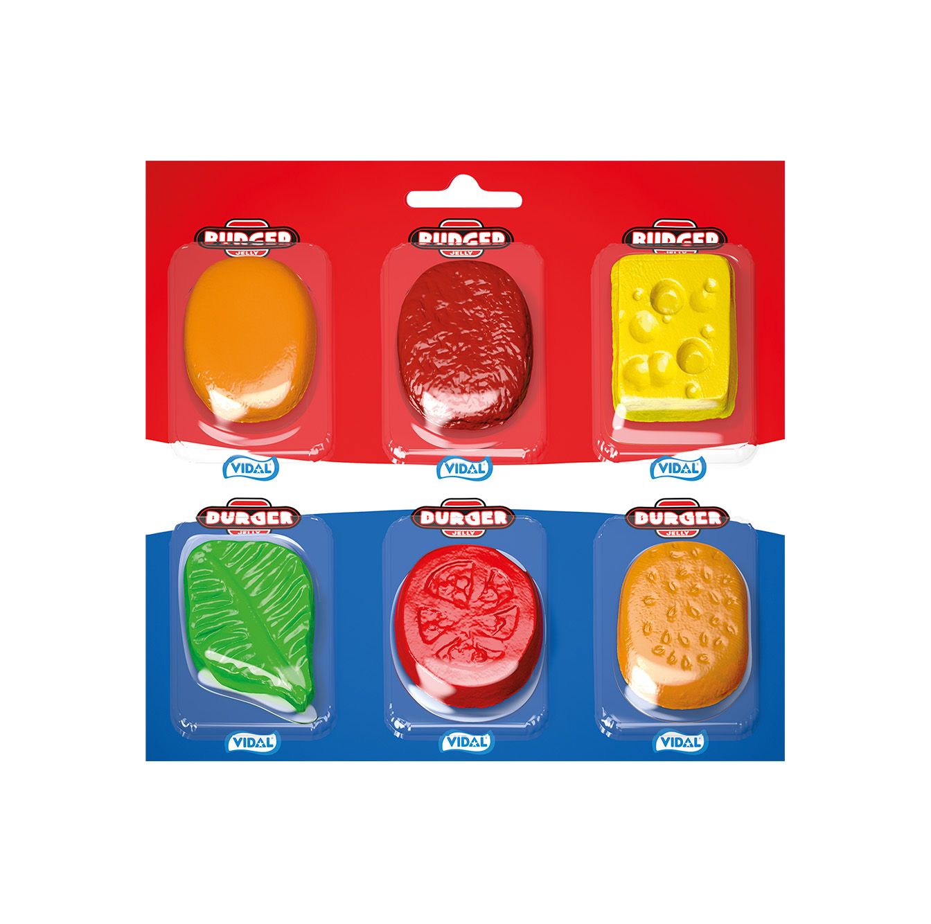 Burger Jelly estuche 66 uds Chuches online | Vidal Golosinas