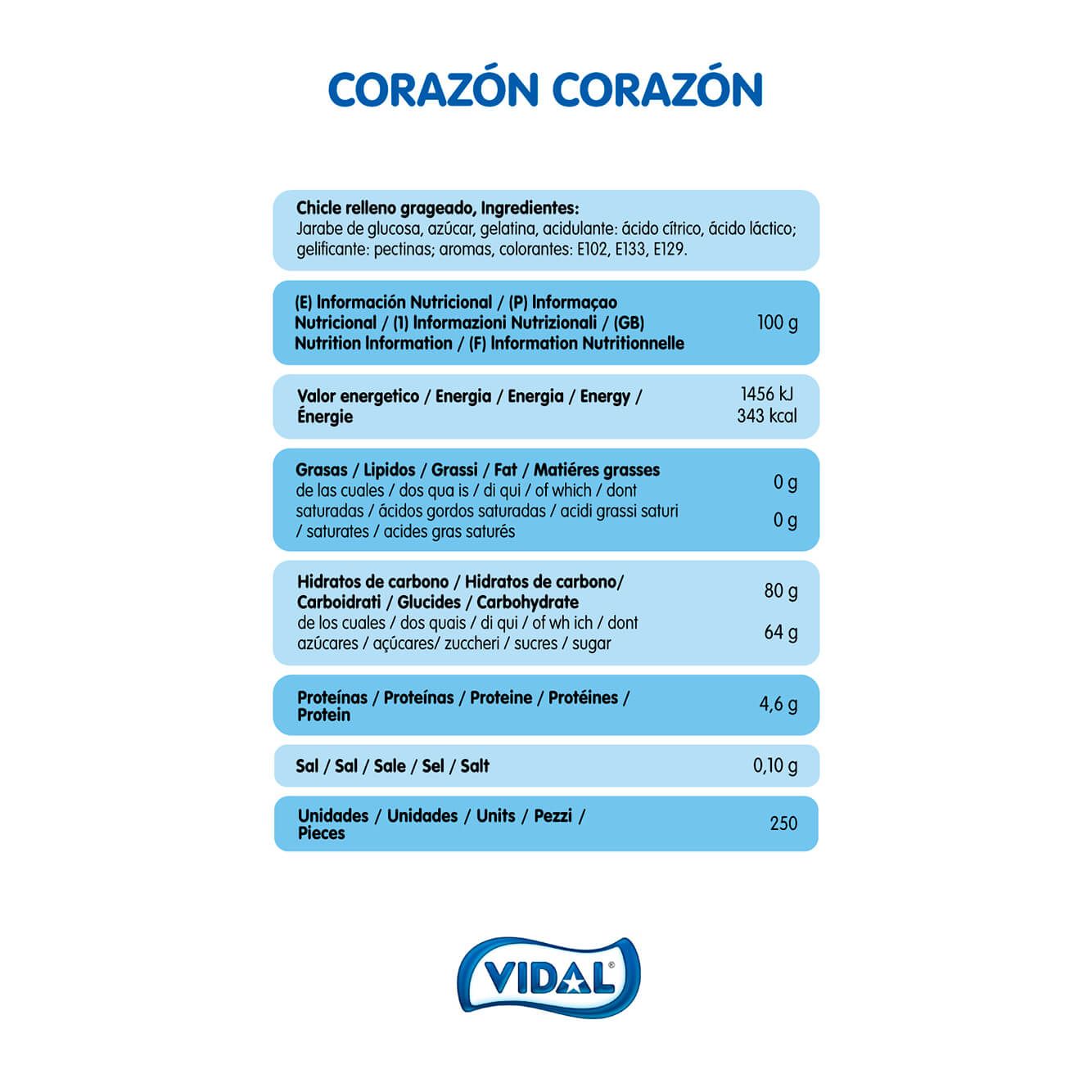 Corazón Corazón bolsa 1,5 Kg