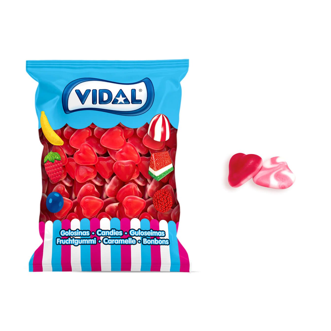 Corazones Twist bolsa 1 Kg
