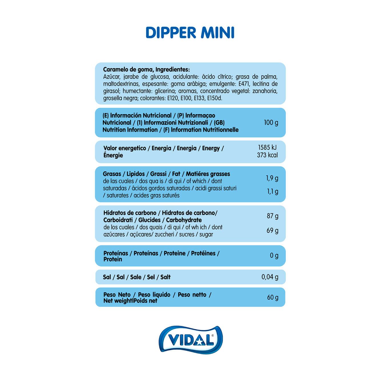 Dipper Mini surtido 14 bolsas de 60 g