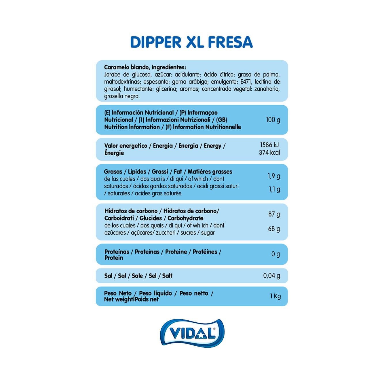 Dipper XL Fresa estuche 1 Kg