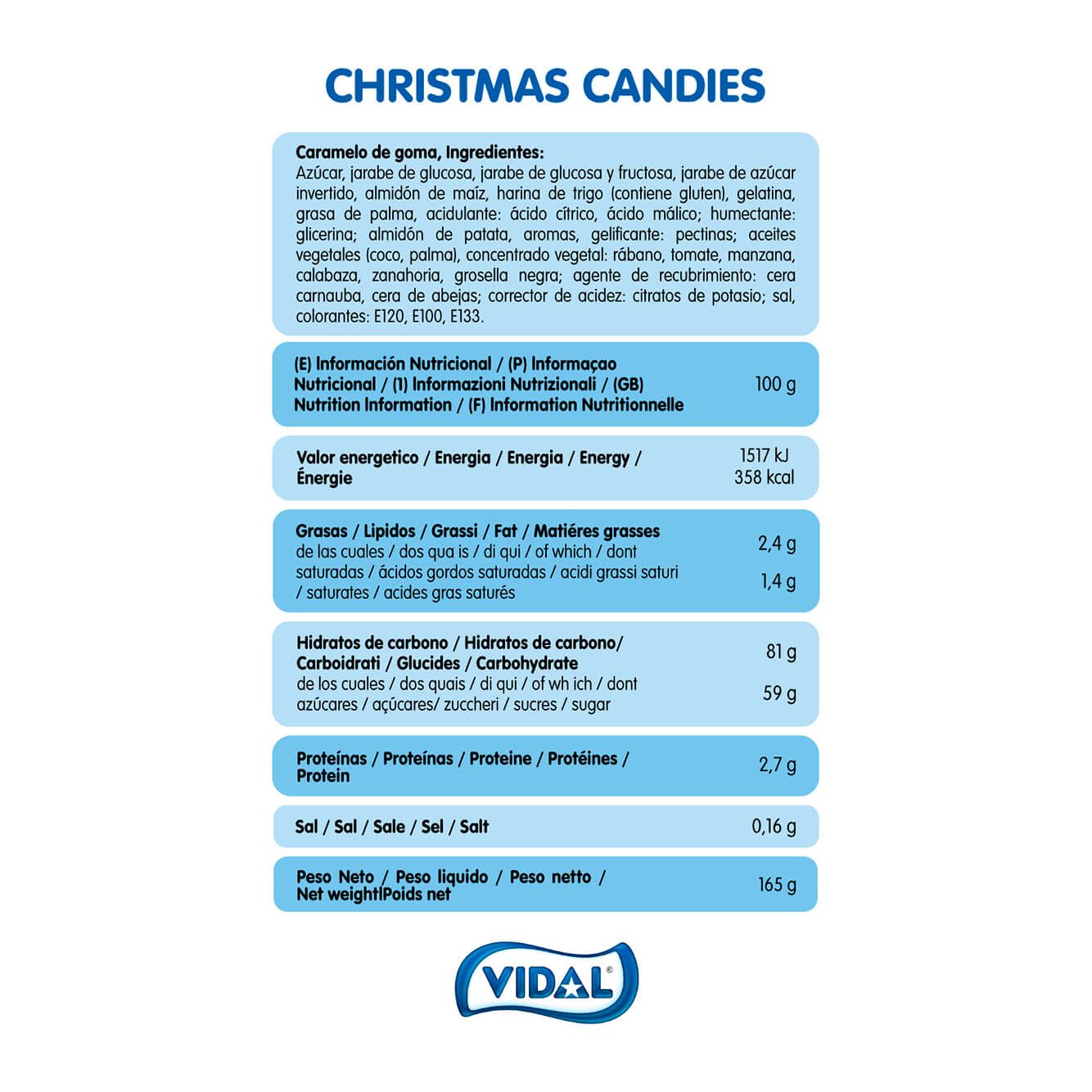 Christmas Candies 10 bolsas doypack 165g