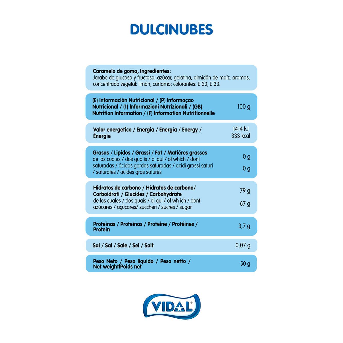 Surtido Nubes Fantasía 14 bolsas 50 g