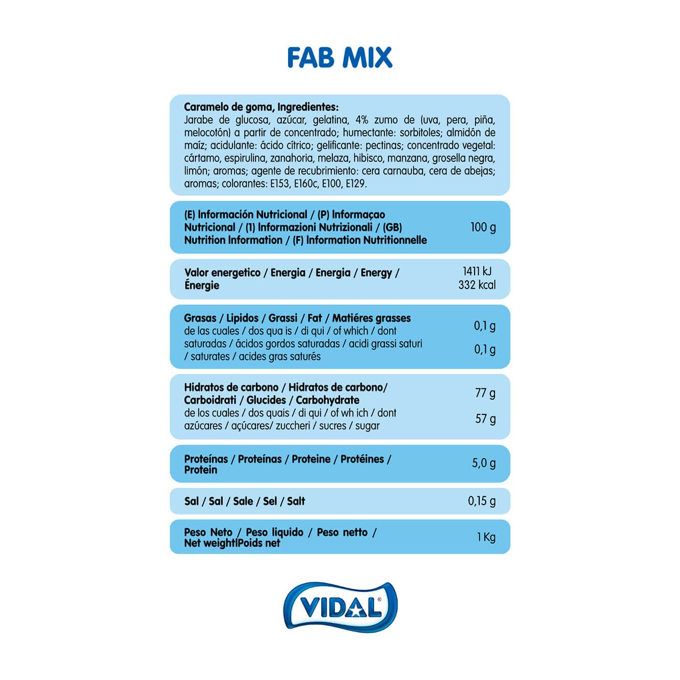 Fab Mix bolsa 1 Kg