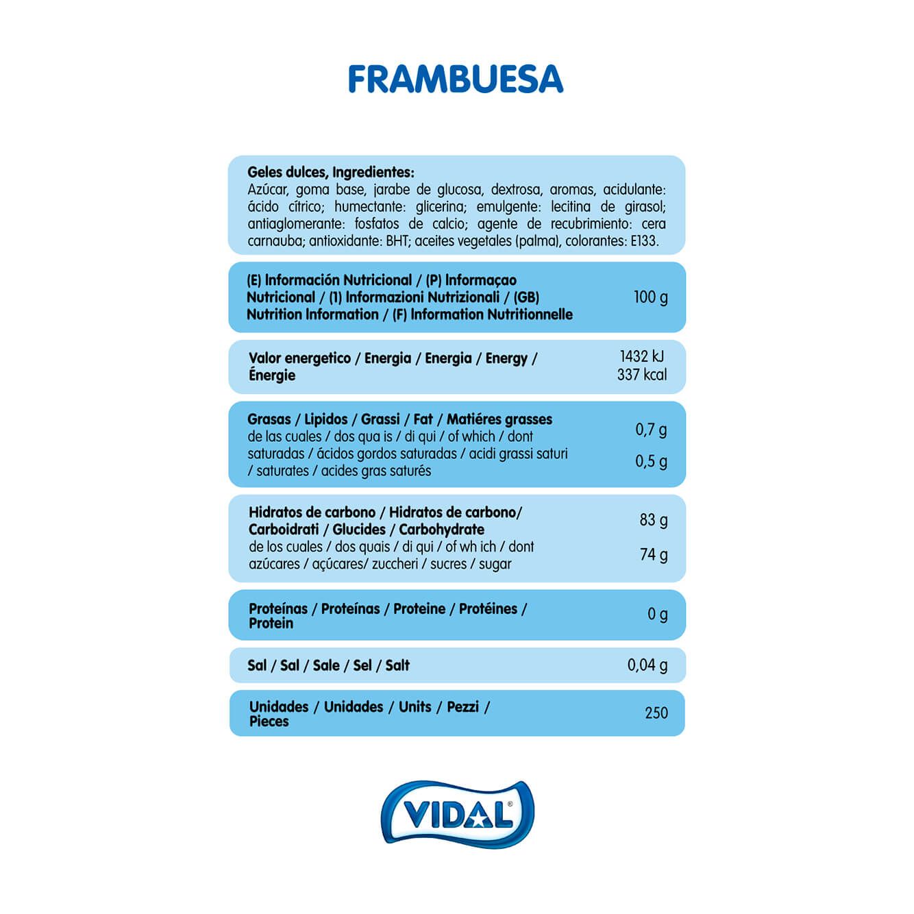 Frambuesa bolsa 1,35 Kg