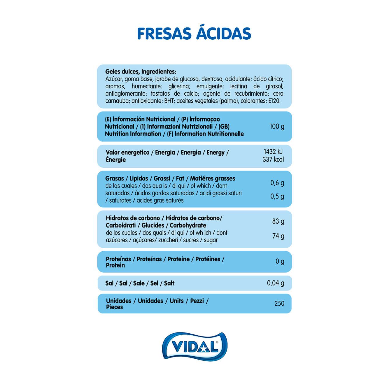 Fresas Ácidas bolsa 1,5 Kg