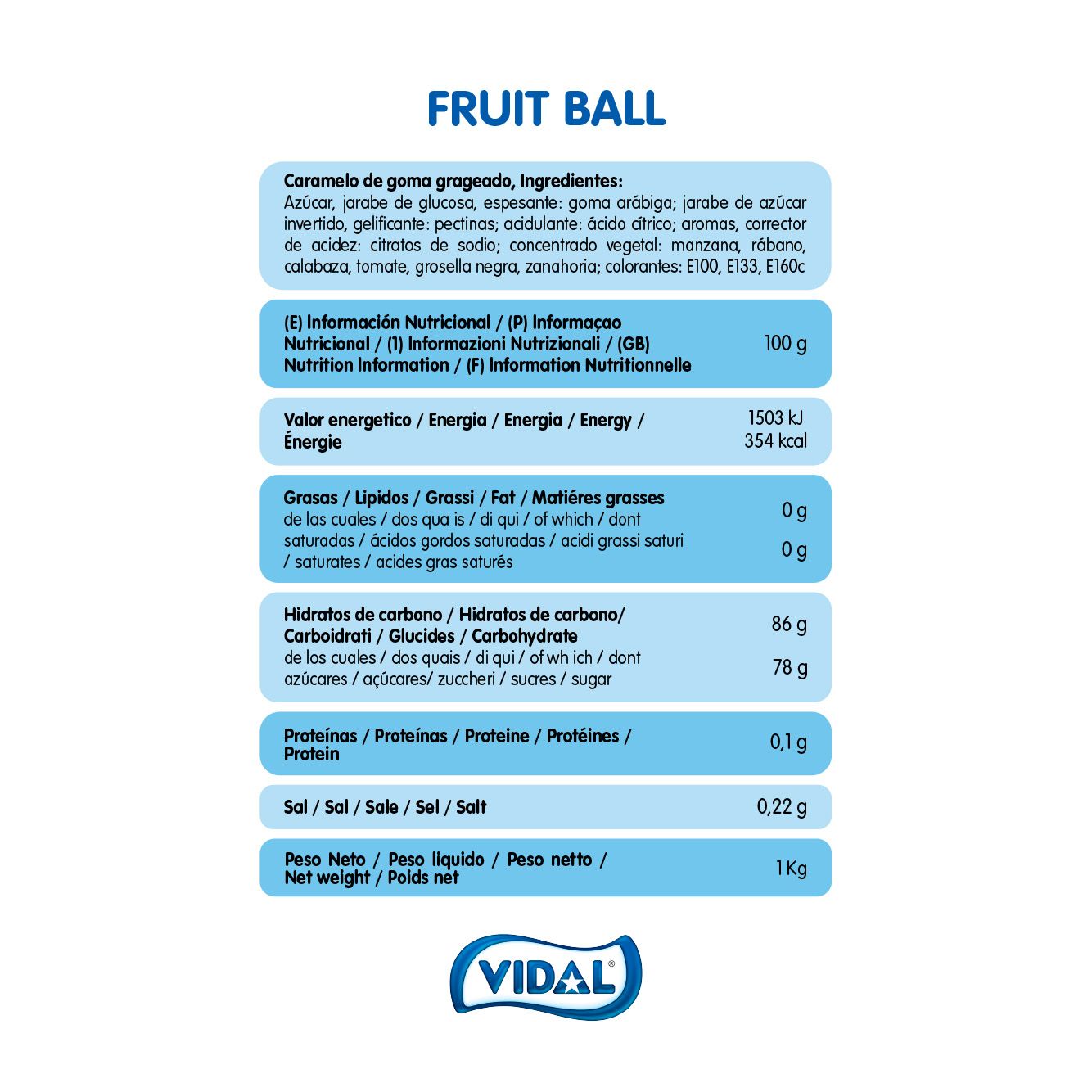 Fruit Balls 1Kg