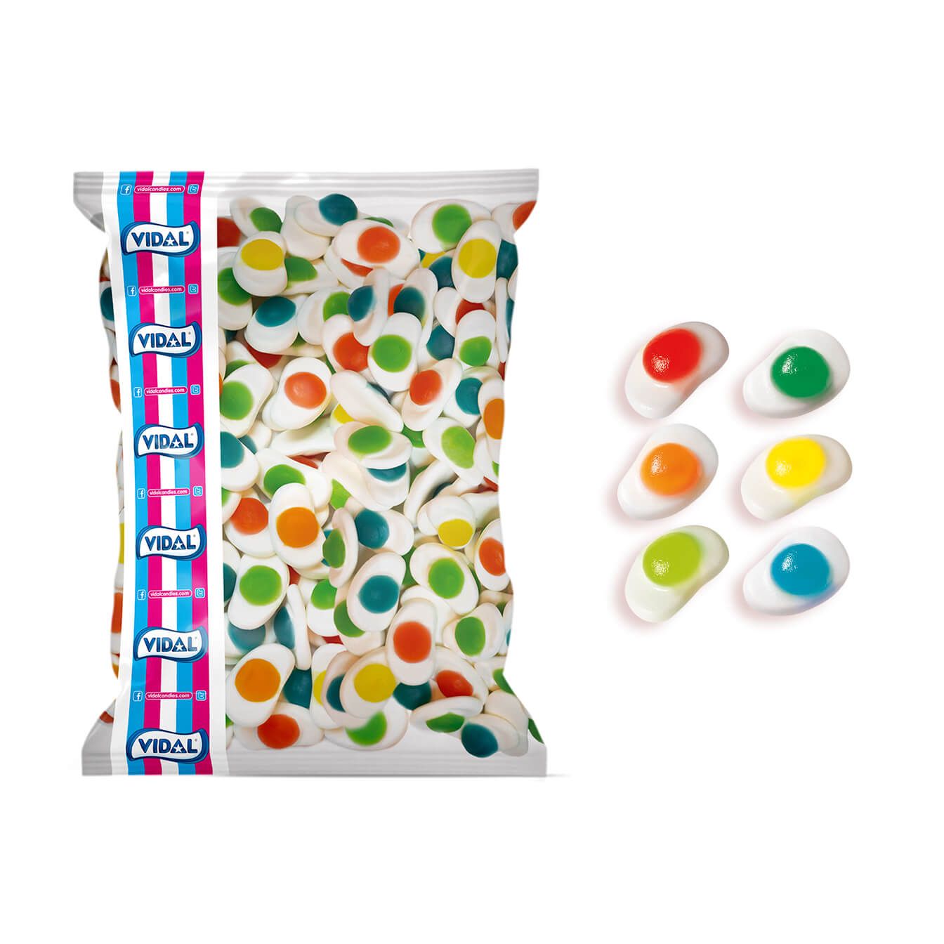 Huevos Fritos de colores bolsa 1 Kg