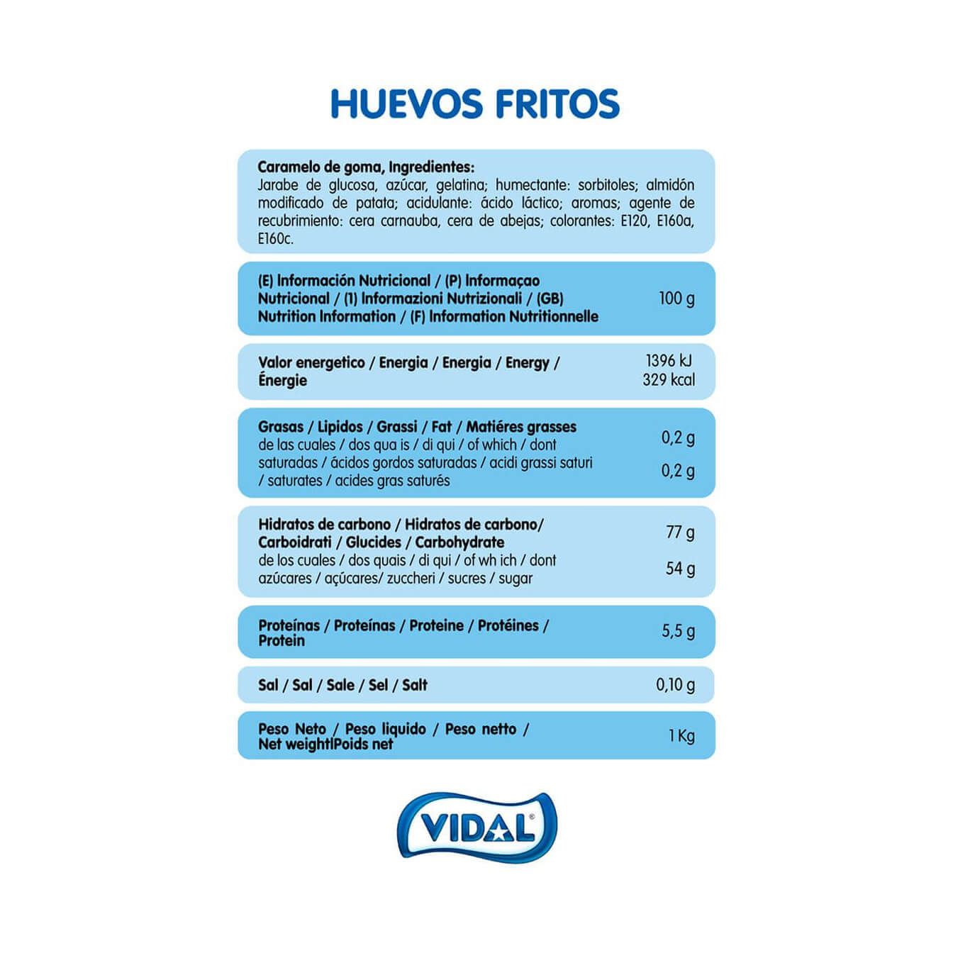 Huevos Fritos bolsa 1 Kg