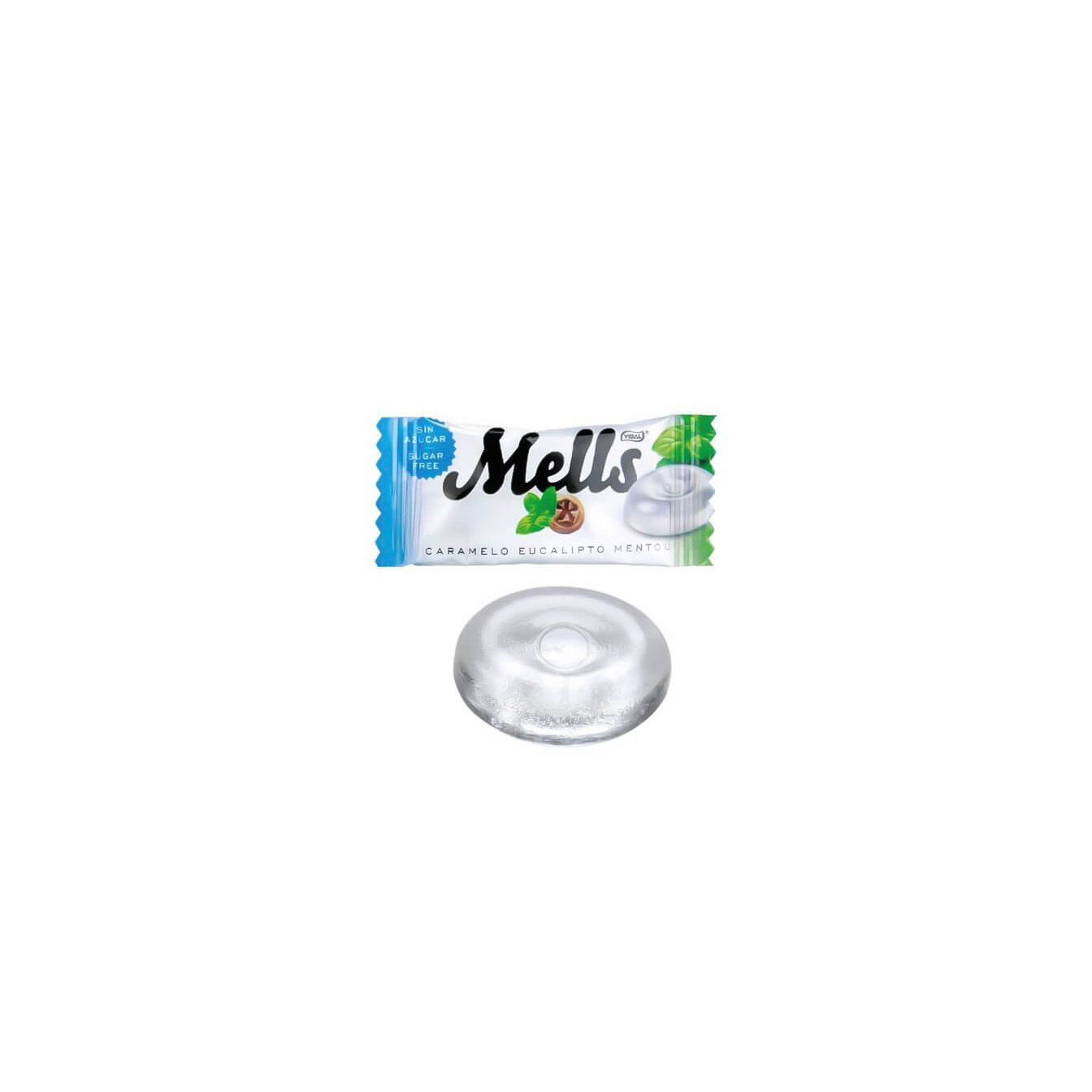 Mells Eucalipto Mentol Sin Azúcar 12 bolsas de 80 g