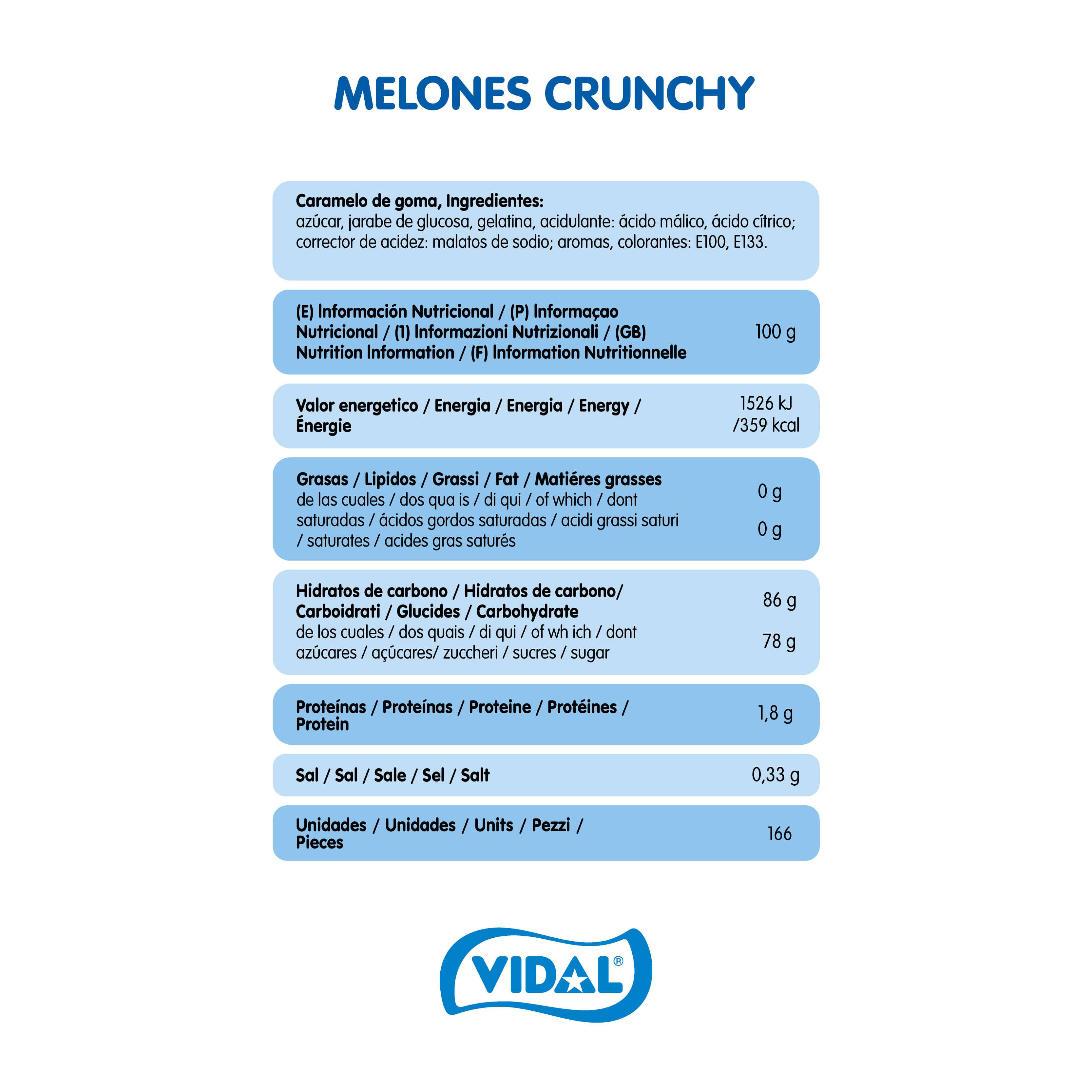 Melon Crunchy bolsa 1kg