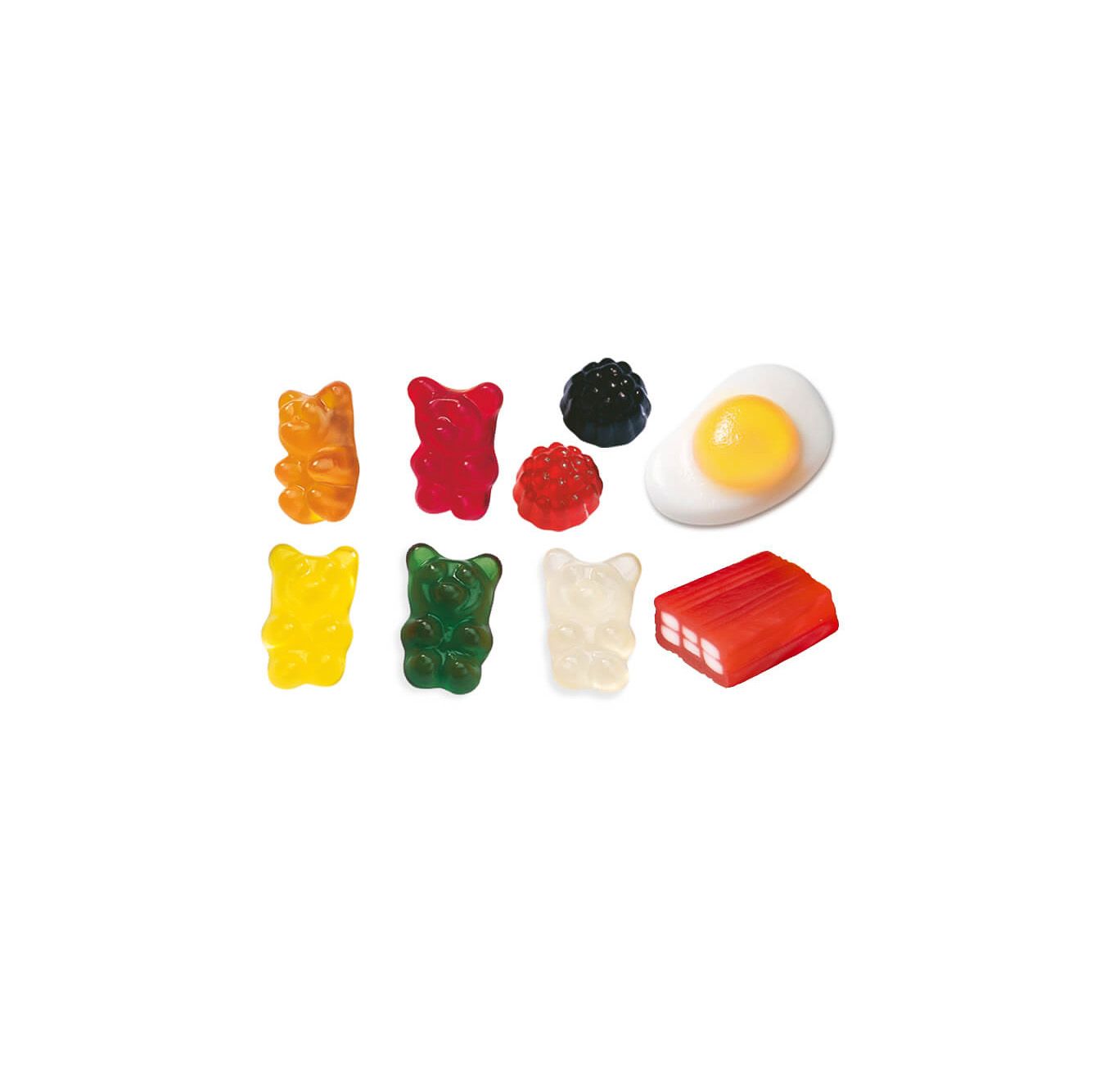 Mini Mix caja 10 bolsas doypacks autocierre 180g