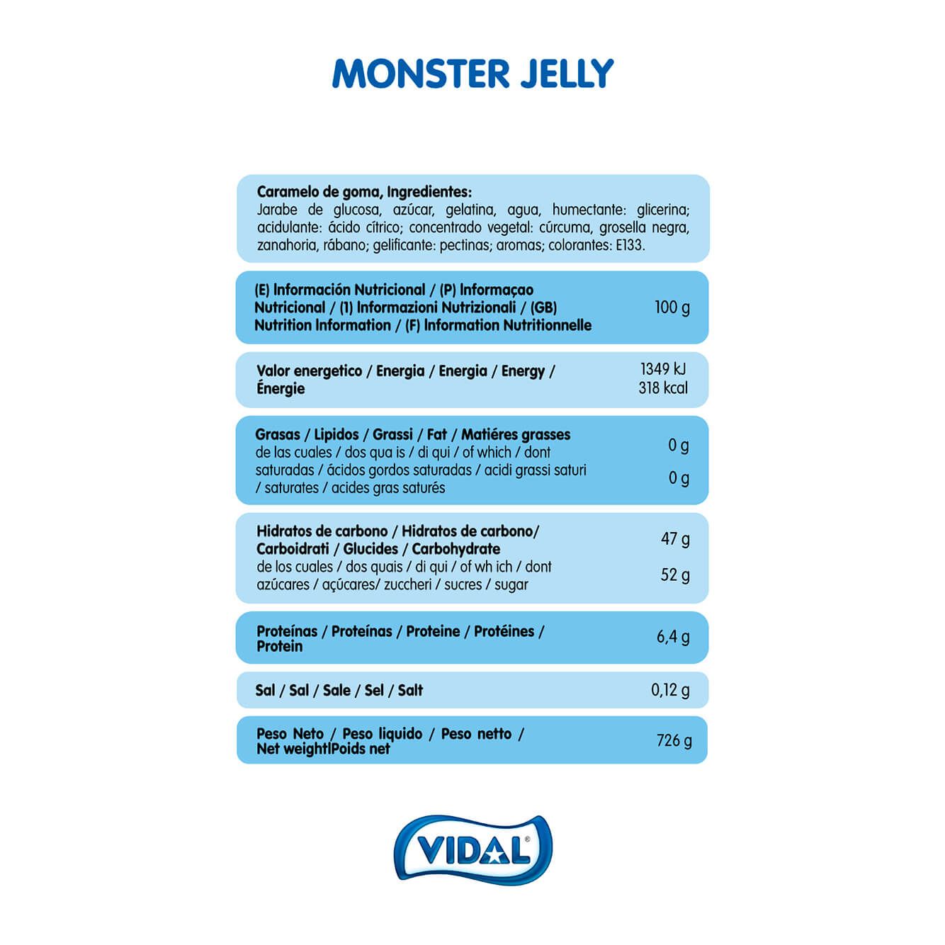 Monster Jelly estuche 495 g