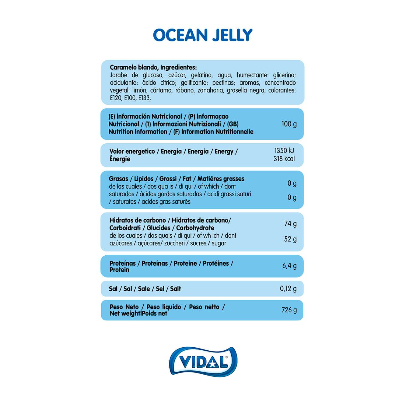 Ocean Jelly estuche 726 g