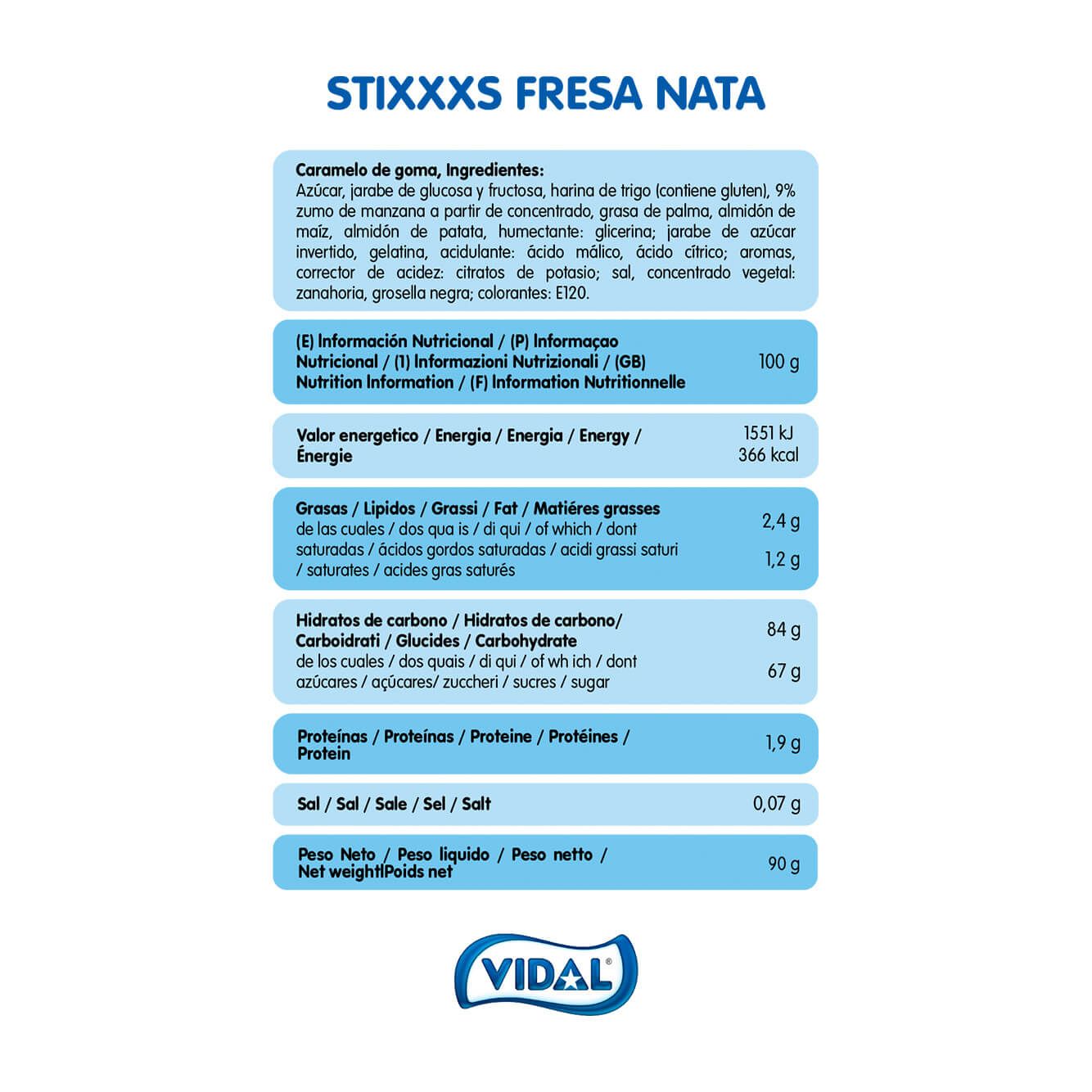 Ritmo Fresa Nata 14 bolsas de 90 g