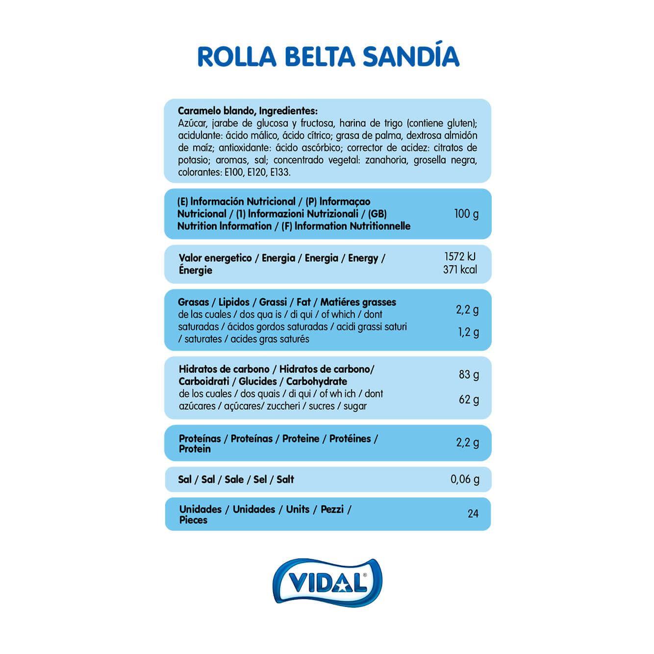 Rolla Belta Pica Sandía estuche 456 g
