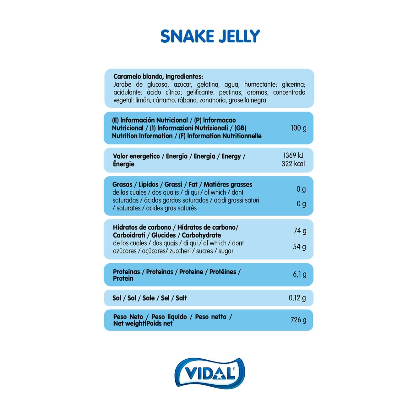 Snake Jelly estuche 726 g