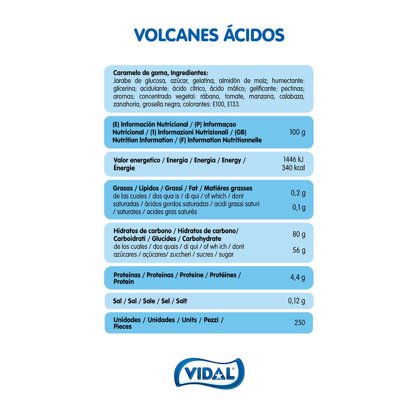 Volcanes Ácidos bolsa 1,5 Kg