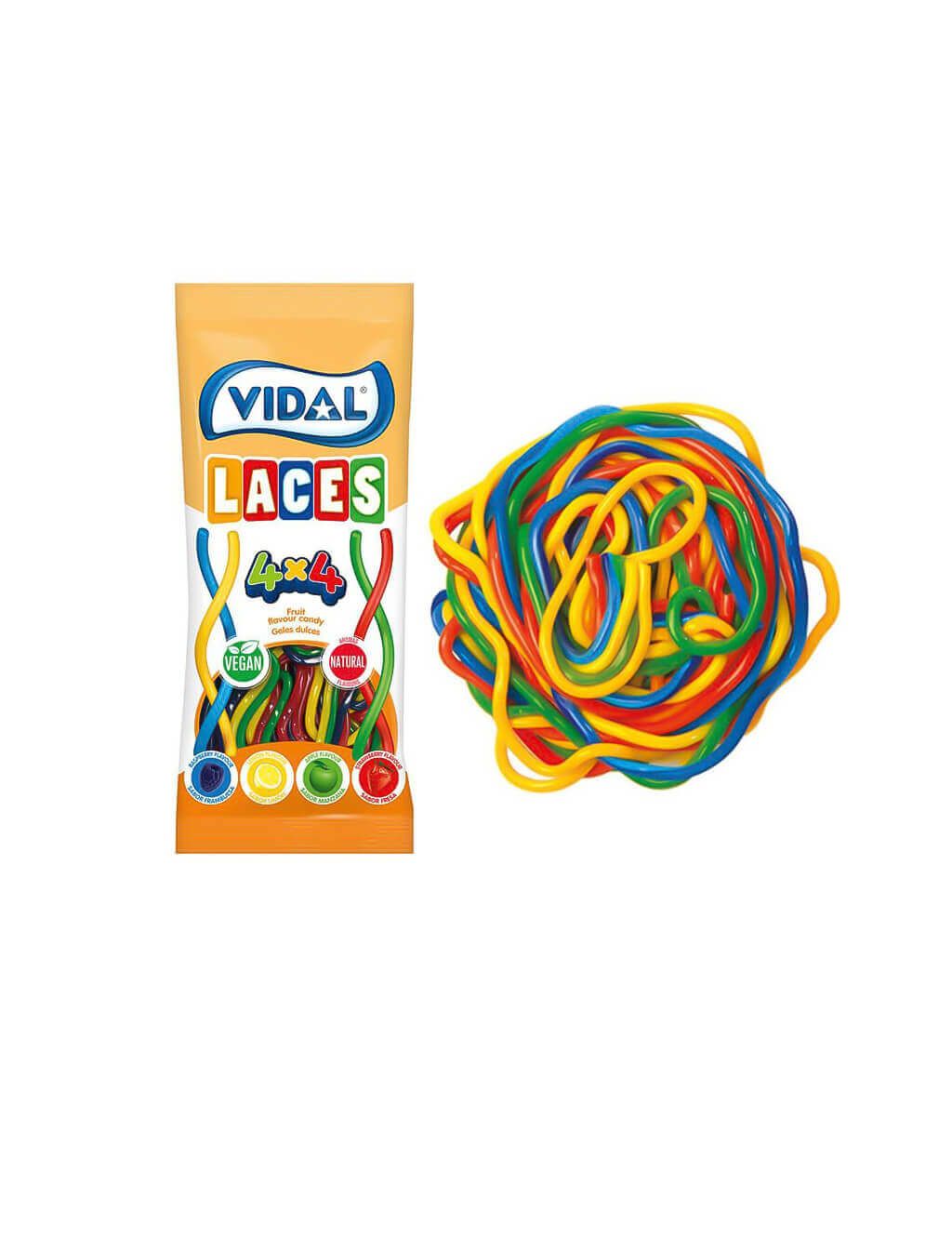 Espaguetis dulces 4x4 14 bolsas de 85g
