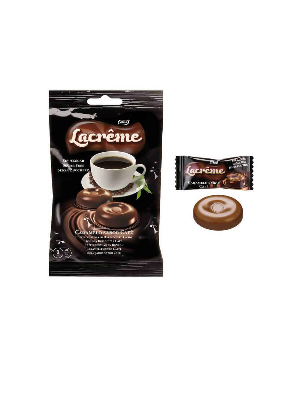 LaCrême Café sin Azúcar 12 bolsas 80g