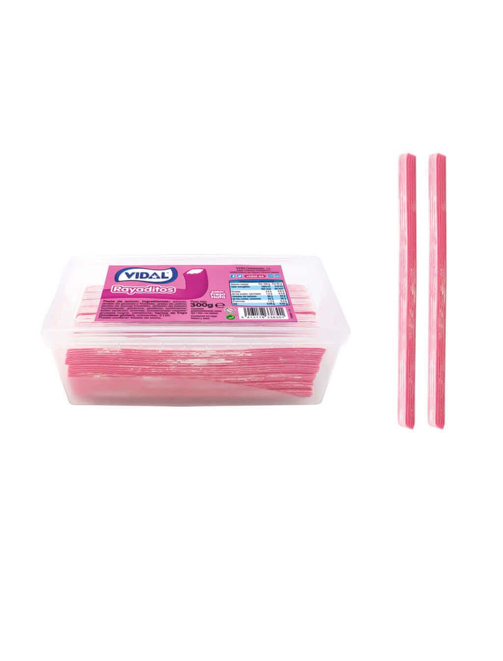 Rayaditos Fresa 9 tarrinas de 290g