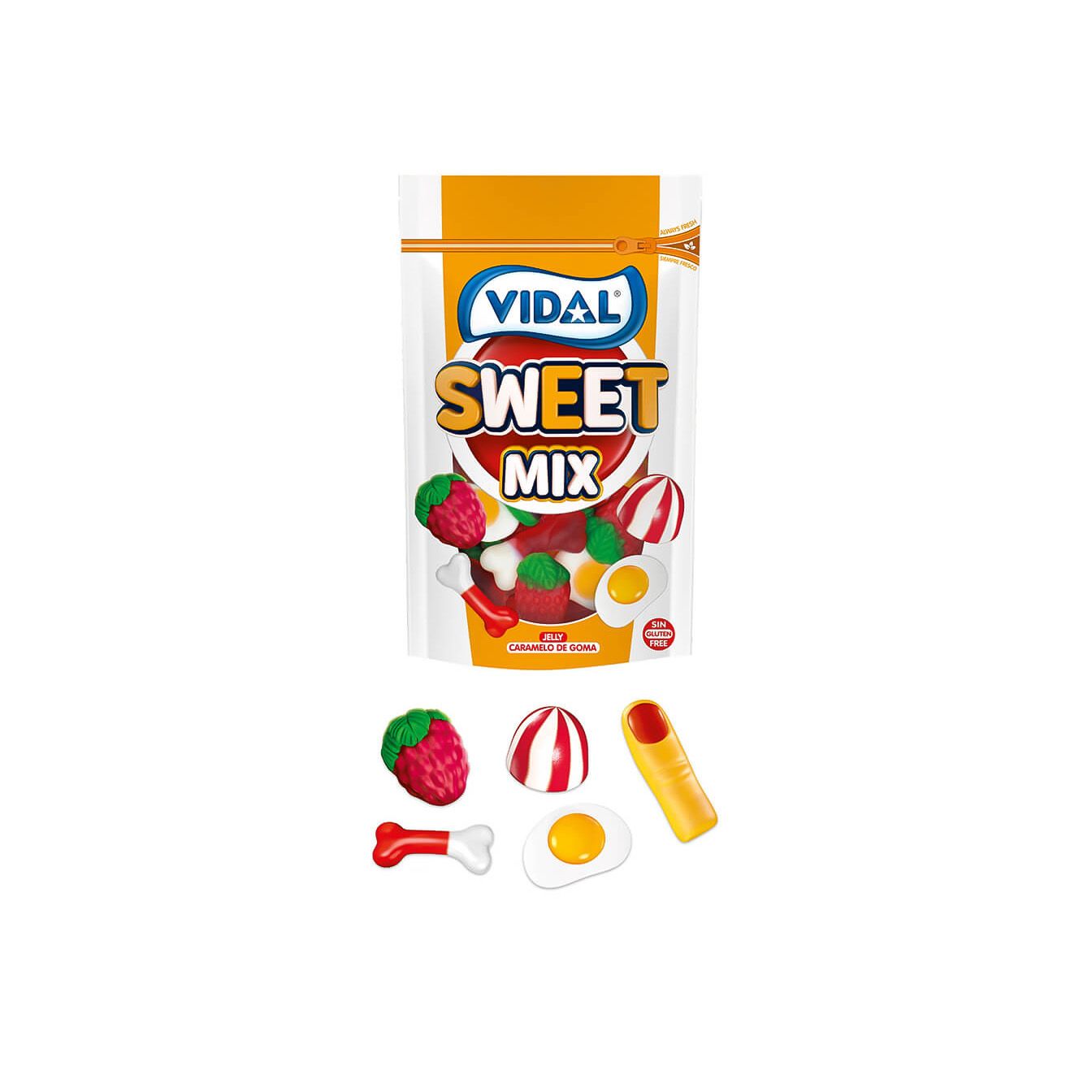 Sweet Mix caja 10 bolsas doypacks autocierre 180g