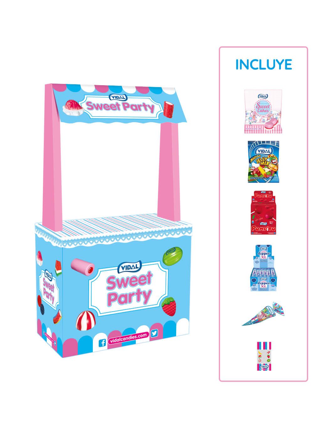 Sweet Party Kids Sin Gluten y envuelto