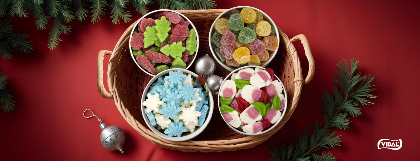 ¿Cómo preparar cestas de chuches originales para Navidad?