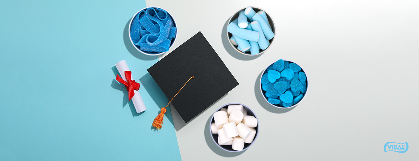 Ideas de decoración para una fiesta de Fin de Curso con golosinas 