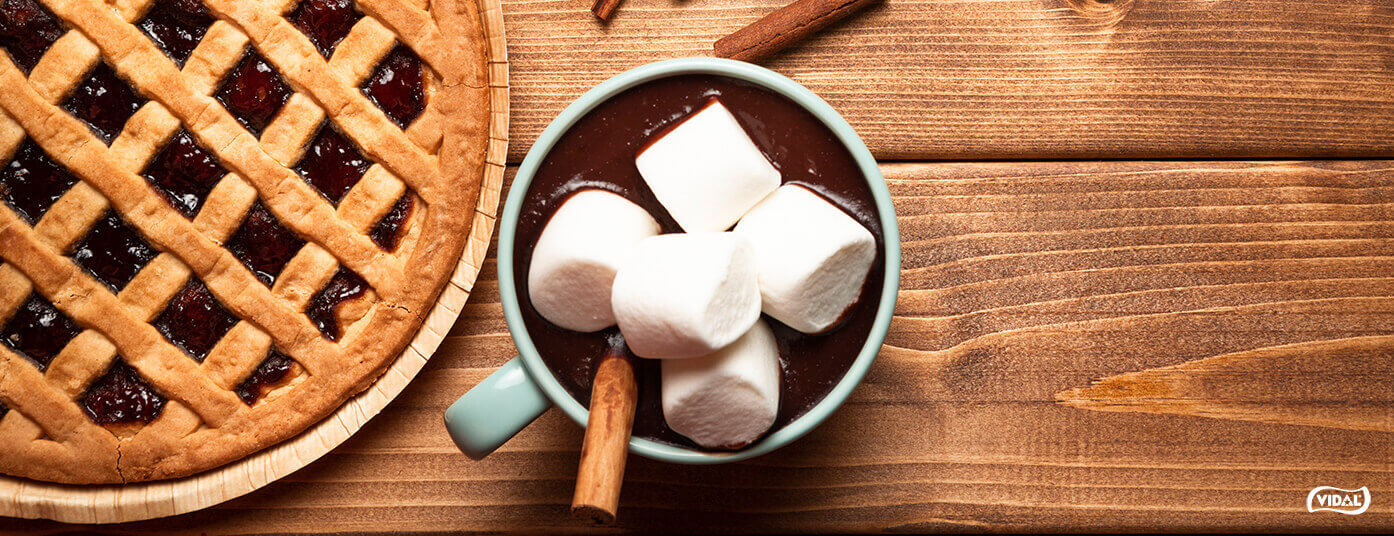 Receta de chocolate con chuches para Navidad  