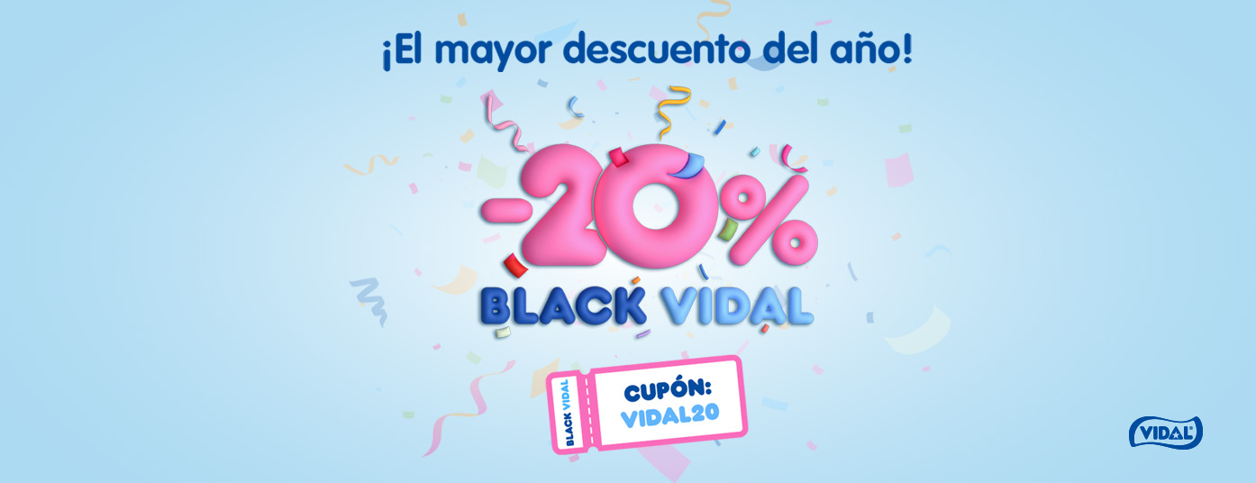 Prepara tus regalos con chuches de Vidal Golosinas este Black Friday