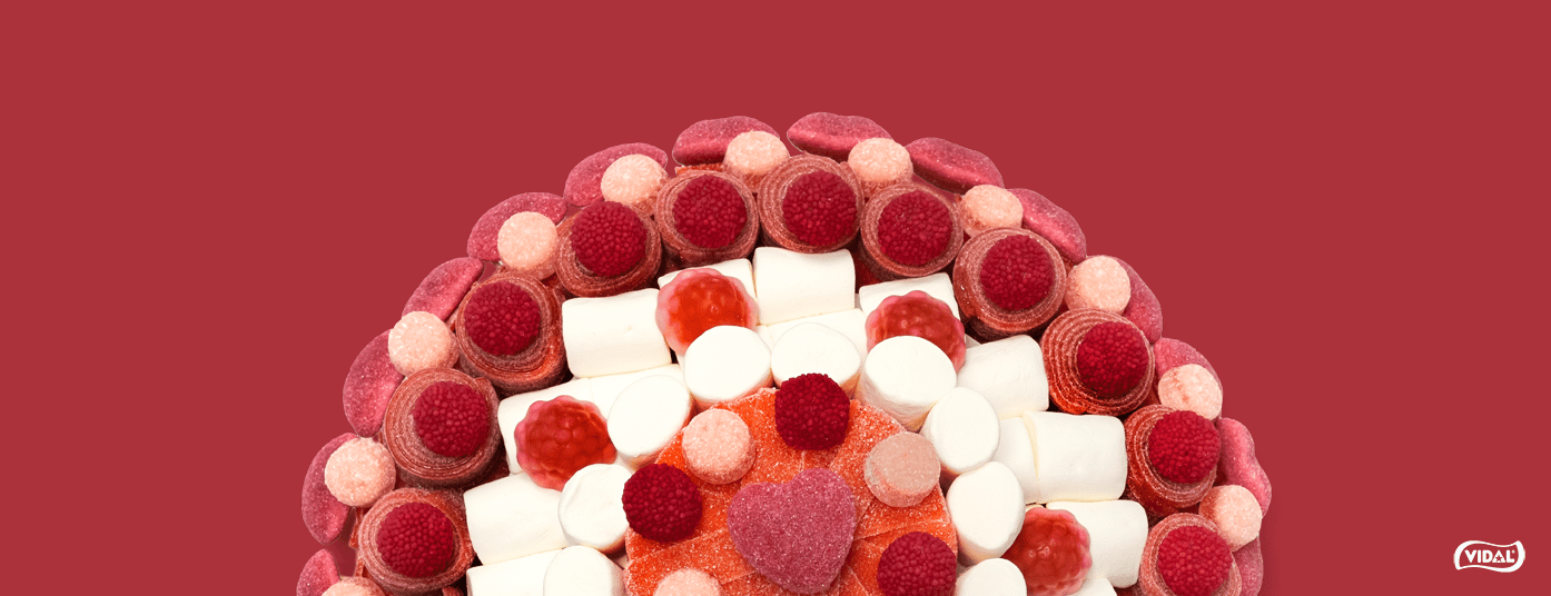 Tartas de chuches para San Valentín: ideas creativas y fáciles de hacer
