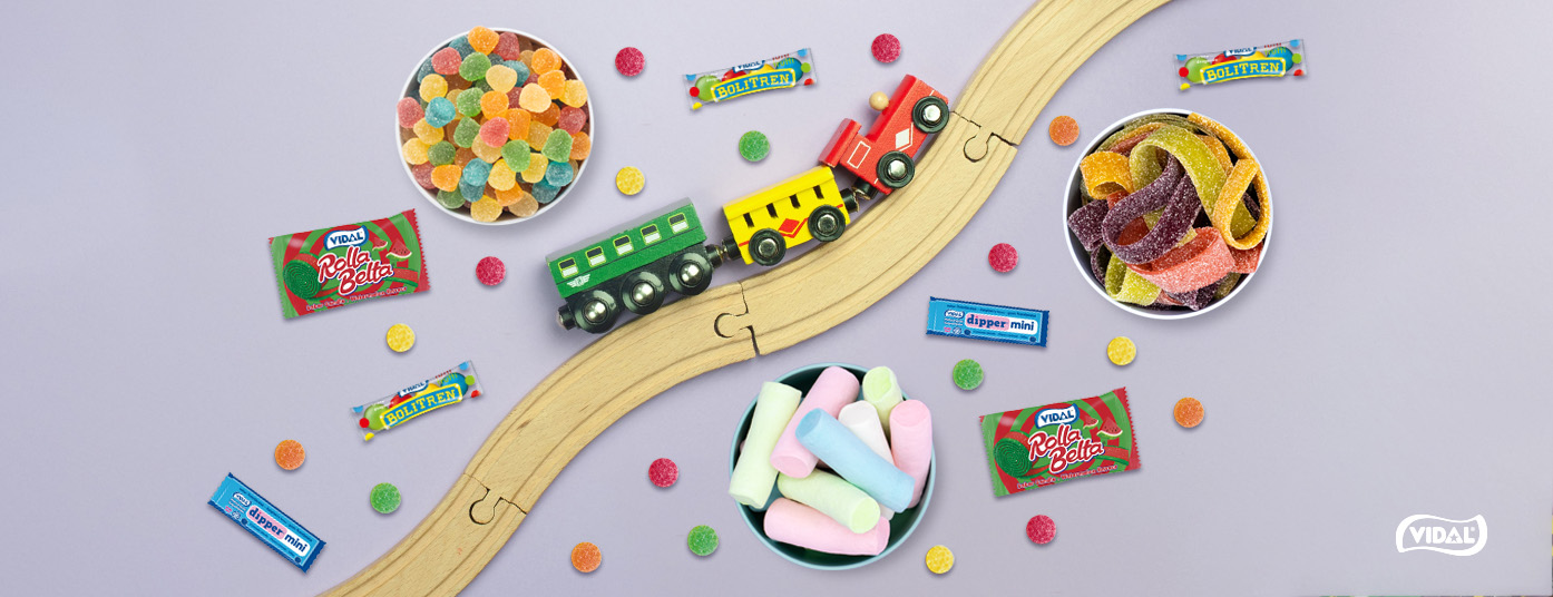 ¿Cómo preparar una tarta de chuches con forma de tren?