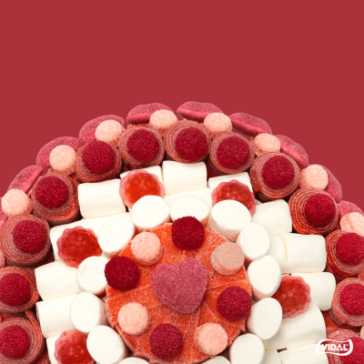 Tartas de chuches para San Valentín: ideas creativas y fáciles de hacer