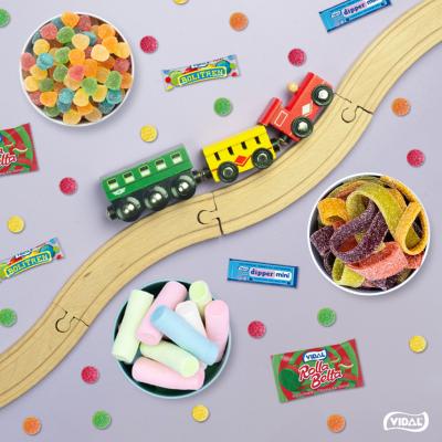 ¿Cómo preparar una tarta de chuches con forma de tren?