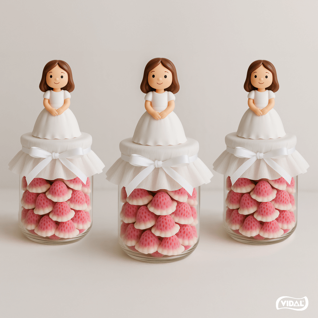 Cómo Hacer Tarros para Candy Bar de Comunión y Comuniones: Ideas Originales