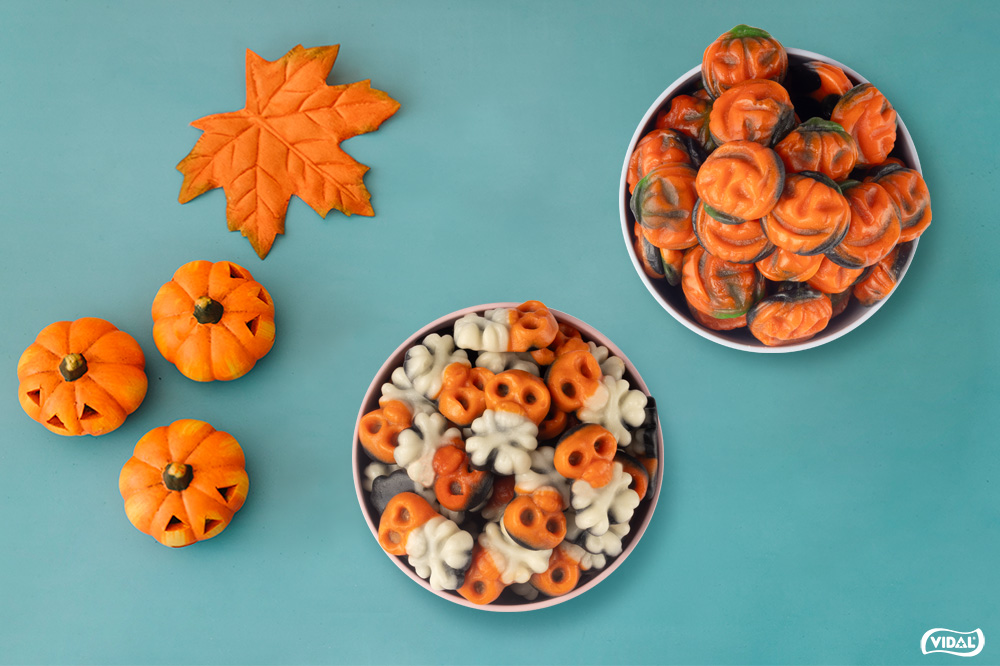 Prepara una bolsa de golosinas de Halloween