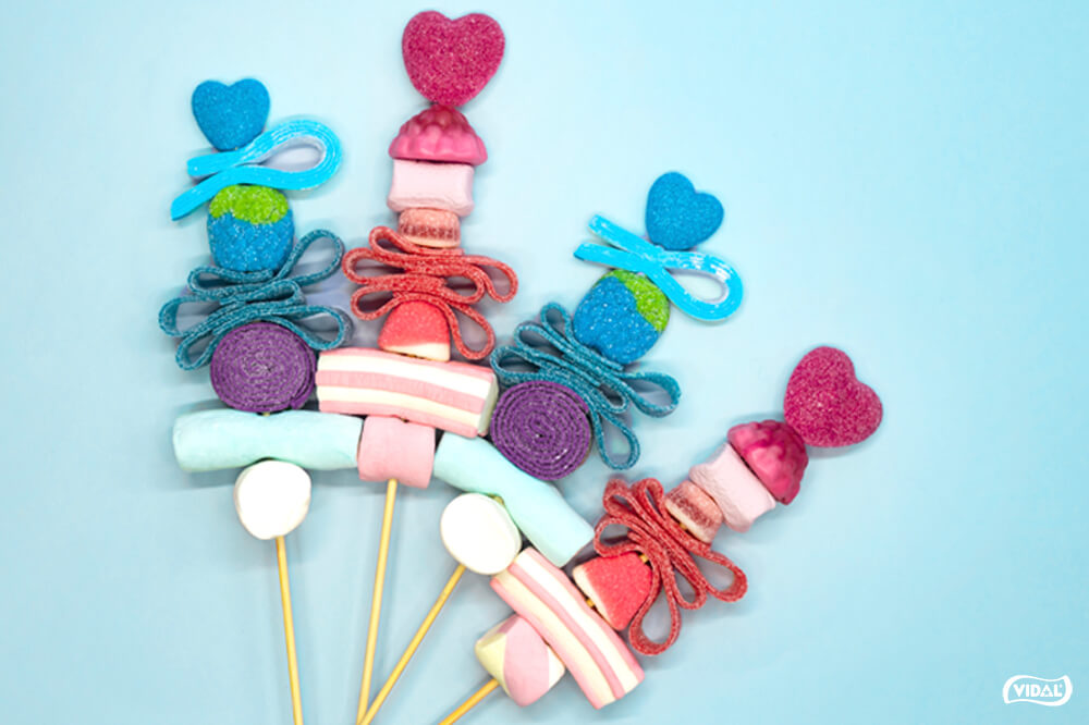 Decoración para un Candy Bar de graduación