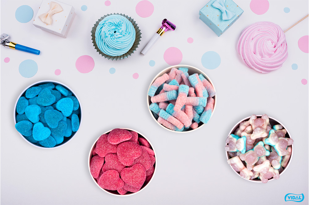 Cupcakes de chuches baby shower