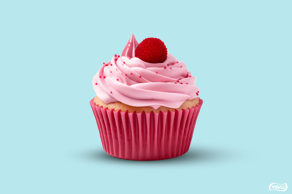 Cupcakes decorados con golosinas