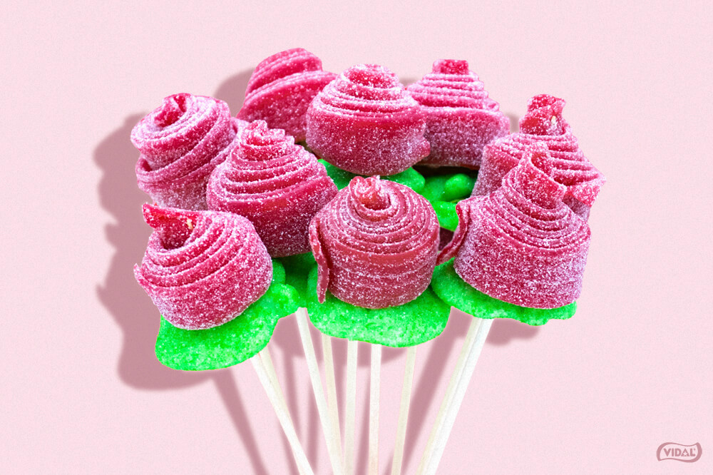 Cómo hacer flores de chuches para una comunión