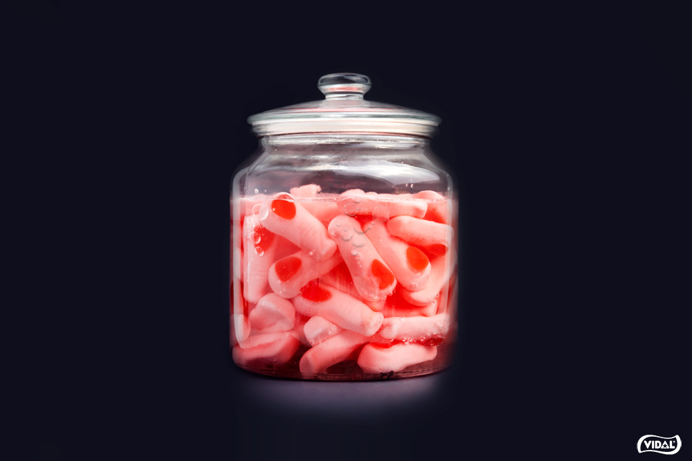 chuches de halloween dedos